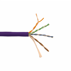 Кабель LANMASTER патч-кордовый UTP, 4x2, кат 5E, 350Mhz, LSZH, 305 м 